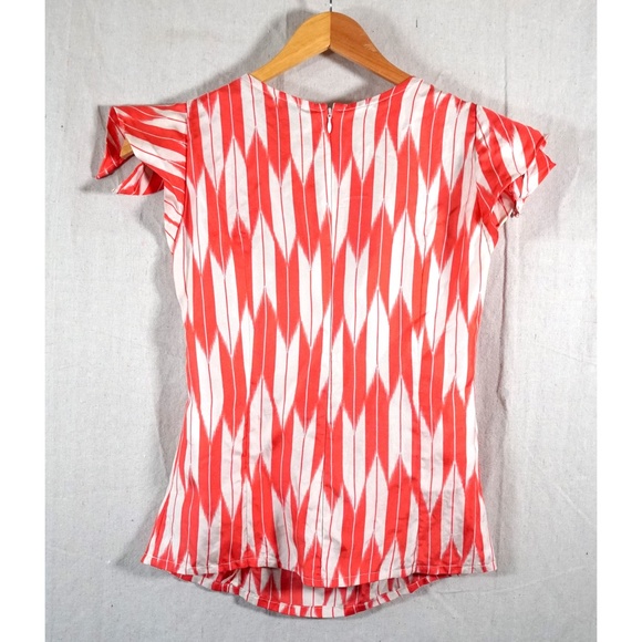 Paul Smith Women 40 (fits like a 2) Tie Detail Silk Blouse - Picture 2 of 16